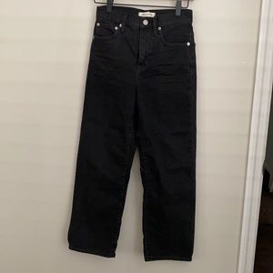 Madewell slim wide leg crop